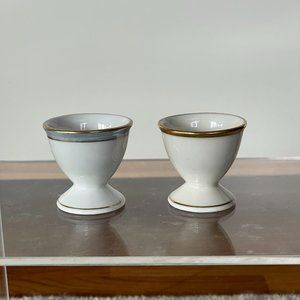 Two Vintage Edelstein Bavaria Egg Cups Holders